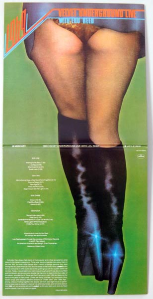 Front + back cover unfolded, Velvet Underground (The) - 1969: The Velvet Underground Live